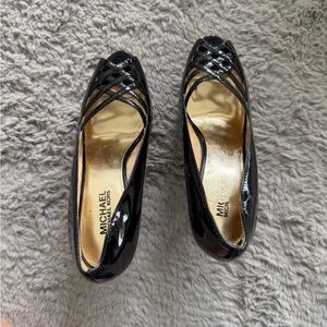 Michael Kors Black Patent Heels